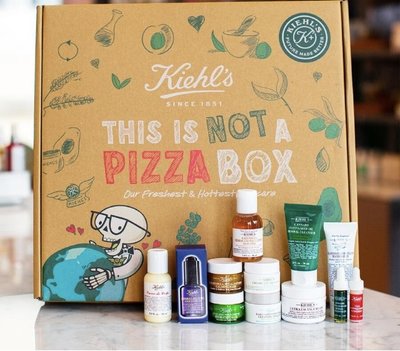 This is not Pizza Box Это не коробка для пиццы, бестселлер лучшие средства Kiehl's, уход за лицом, подарочный набор 0499 фото