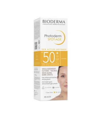Сонцезахисний крем для обличчя Bioderma Photoderm SPOT-AGE SPF 50+ 40 мл 0452 фото