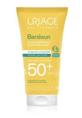 Сонцезахисний матуючий флюид для обличчя Uriage Bariésun Mat Fluid SPF50 + 50 мл. 0460 фото