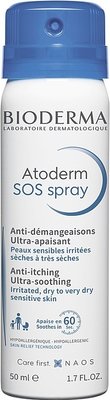 Bioderma Atoderm Спрей для тіла SOS Spray 50мл. 0061 фото