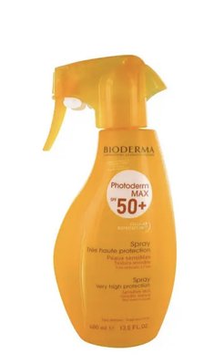 Сонцезахисний спрей Биодерма Фотодерм для обличчя та тіла Bioderma Photoderm Max Spray SPF 50+ 400мл 0461 фото
