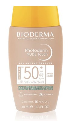 Bioderma Photoderm Nude Touch SPF 50+ Сонцезахисний Тональний Крем Біодерма Фотодерм 0412 фото