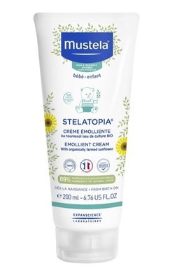 Крем для сухой и атопической кожи Mustela Stelatopia Emollient Cream With Sunflower 200 мл. 0713 фото
