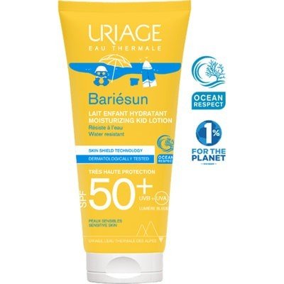 Молочко для обличчя та тіла URIAGE сонцезахисне для дітей без ароматизаторів SPF50+ 100 мл 0438 фото