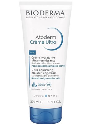 Біодерма Атодерм Ультра крем для сухої шкіри Bioderma Atoderm Creme ultra 200 мл 0165 фото