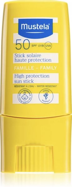 Mustela Sun Stick High Protection SPF50 Солнцезащитный Сток с высокой степенью защиты SPF50+ 9 мл. 0419 фото