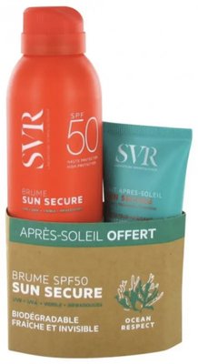 Спрей сонцезахисний SVR Sun Secure Mist SPF50 200ml + After-Sun Milk 50ml Free 0470 фото