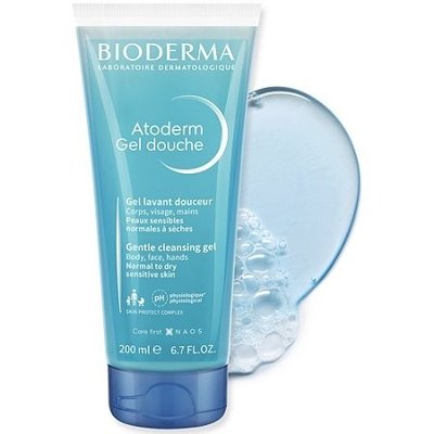 Гель для душу Bioderma Atoderm Gentle Shower Gel для сухої та чутливої шкіри, 200 мл 0333 фото