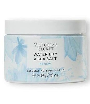 Скраб для тіла Victoria's Secret Natural Beauty Exfoliating Body Scrub Water lily & Sea salt 368мл 0292 фото