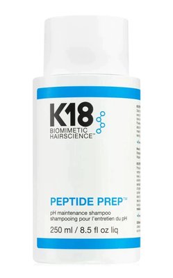 Шампунь с оптимизированным уровнем рН для частого использования K18 Hair Biomimetic Hairscience Peptide Prep PH Shampoo 250мл. 0644 фото