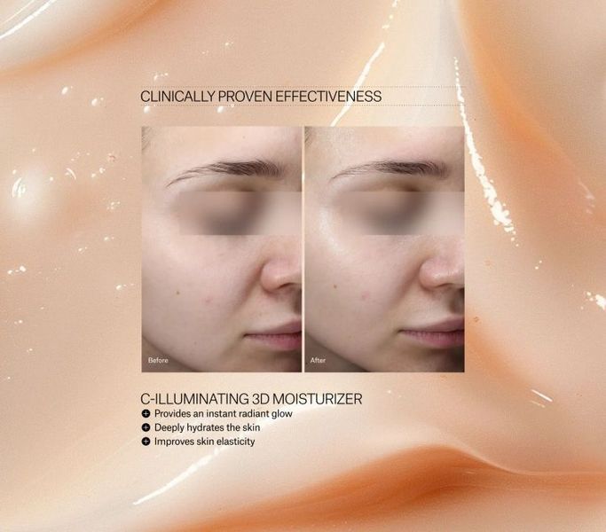 Зволожуючий крем з ефектом сяяння Instytutum C-Illuminating 3D Moisturizer Next-Gen Refill Pod, 50мл. 1840 фото