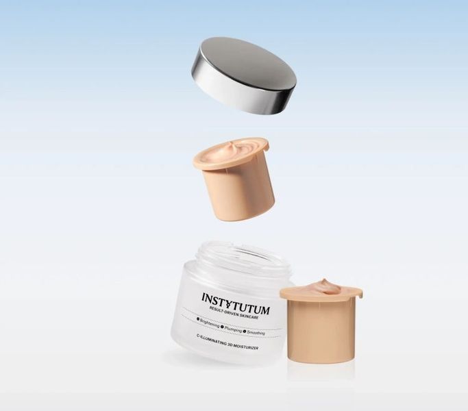 Зволожуючий крем з ефектом сяяння Instytutum C-Illuminating 3D Moisturizer Next-Gen Refill Pod, 50мл. 1840 фото
