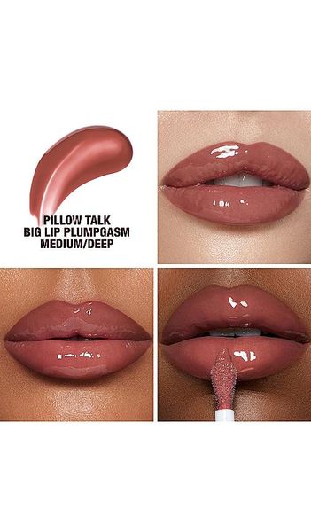 Блиск для об'єму губ Charlotte Tilbury Pillow Talk Big Lip Plumpgasm (Medium & Deep) 5.5мл. 1049 фото