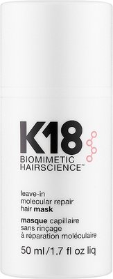 Незмивна маска для молекулярного відновлення волосся, K18 Leave-in molecular repair hair mask 50мл. 0600 фото