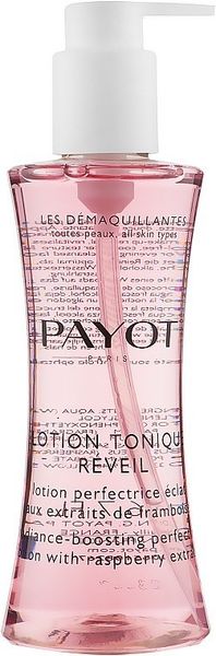 Тонуючий лосьйон з екстрактом малини Payot Les Demaquillantes Radiance-Boosting Perfecting Lotion With Raspberry Extracts 400мл. 0302 фото