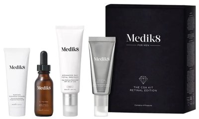 Набор для антивозрастного ухода за лицом мужчин Medik8 The CSA Retinal Advanced Edition for Men 1218 фото