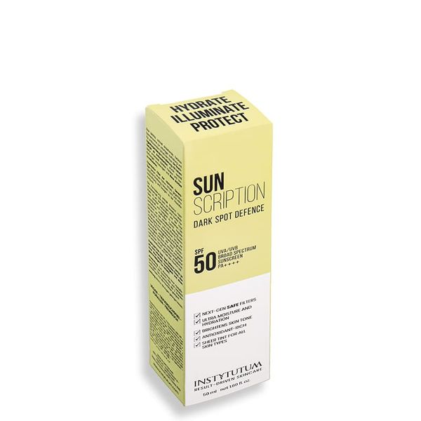 Солнцезащитный крем с осветляющим эффектом Instytutum Sunscription Dark Spot Defence SPF50, 50мл. 1107 фото