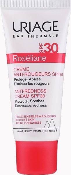 Сонцезахисний крем для обличчя проти почервонінь Uriage Roséliane Crème Anti-Rougeurs SPF30, 40мл. 0456 фото