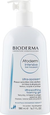 Очищаючий, пінистий гель Bioderma Atoderm Intencive Ultra-rich Foaming Gel 500мл. 0110 фото