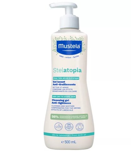 Гель проти стягнутості для всієї родини,з першого дня життя Mustela Baby-Child-Family Stelatopia 500мл. 1114 фото