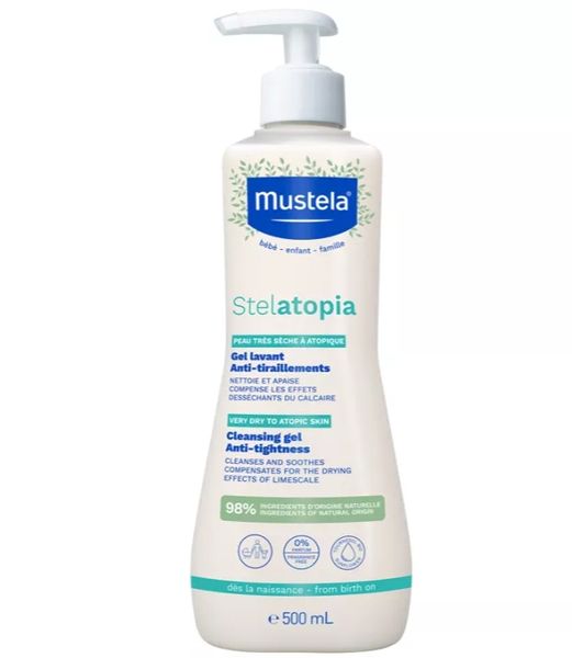 Гель проти стягнутості для всієї родини,з першого дня життя Mustela Baby-Child-Family Stelatopia 500мл.  1114 фото