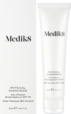 Солнцезащитный крем с физическим фактором SPF50 Medik8 Physical Sunscreen SPF 50, 60 мл. 1179 фото