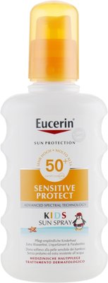 Сонцезахисний спрей для дітей Eucerin Kids Sun Spray 50+, 200мл. 0414 фото