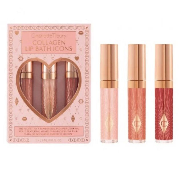 Подарочный набор бальзамов для губ Charlotte Tilbury Collagen Lip Bath Icons Kit 3Х 2.6мл. 0776 фото