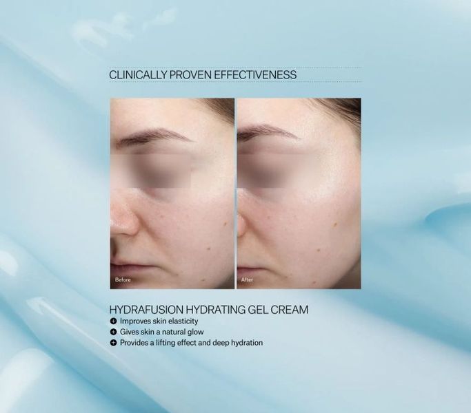 Зволожувальний гель-крем з 4 типами гіалуронової кислоти Instytutum HydraFusion Hydrating Gel Cream Refill Next-Gen, 50мл. 1842 фото