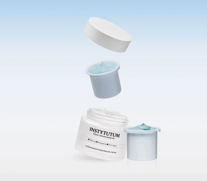 Зволожувальний гель-крем з 4 типами гіалуронової кислоти Instytutum HydraFusion Hydrating Gel Cream Refill Next-Gen, 50мл. 1842 фото