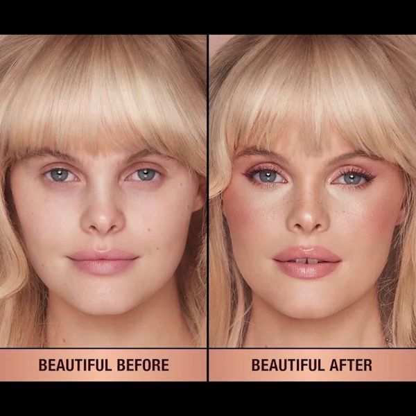 Палетка для лица 2 в 1 Charlotte Tilbury Pillow Talk Beauty Soulmates Face Palette - Flawless Pink 1618 фото