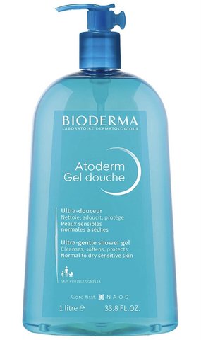 Гель для душу для сухої та чутливої шкіри Bioderma Atoderm Gentle Shower Gel 1000мл. 0619 фото