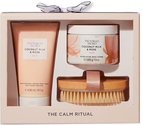 Подарочный набор Victoria’s Secret The CALM Ritual Coconut Milk & Rose 0522 фото