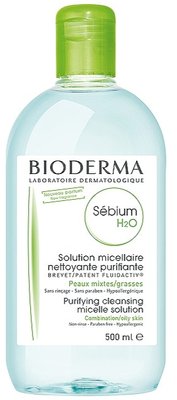 Мицеллярная вода Bioderma Sebium H2O, 500мл. 0024 фото