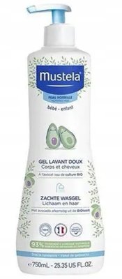 Нежный очищающий гель для тела и волос Mustela Gel Lavant Doux 750мл. 0633 фото