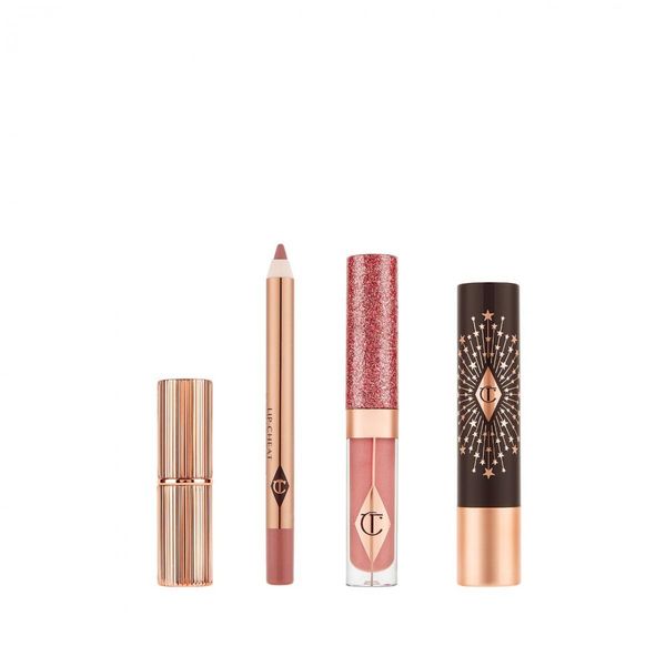 Подарочный набор для губ Charlotte Tilbury Pillow Talk Medium Lip Wardrobe Set 0777 фото