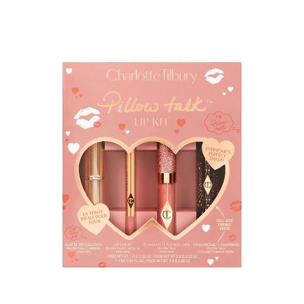 Подарочный набор для губ Charlotte Tilbury Pillow Talk Medium Lip Wardrobe Set 0777 фото