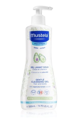 Ніжний очищаючий гель для новонароджених Mustela Bebe Gentle Cleansing Gel 500мл. 0627 фото