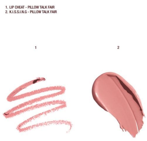 Набір для губ Charlotte Tilbury Mini Pillow Talk Fair Lipstick & Liner Set 1240 фото