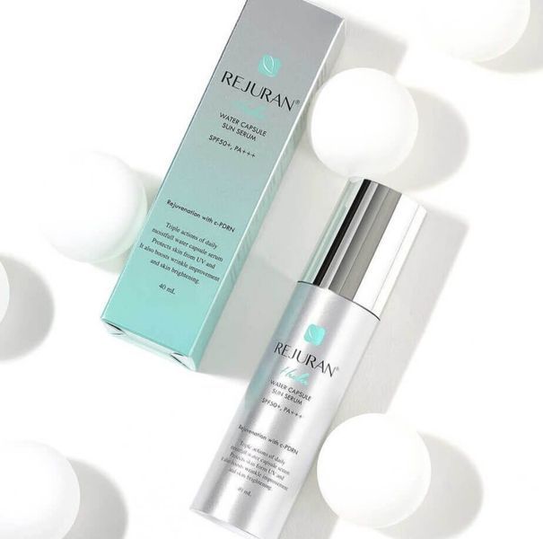 Солнцезащитная сыворотка с гидрокапсулами Rejuran Water Capsule Sun Serum SPF 50+ PA+++, 40мл. 1681 фото