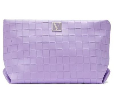 Косметичка Victoria's Secret Touch-Up Pouch Lilac Woven 0728 фото