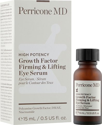 Антивікова ліфтинг-сироватка з факторами росту навколо очей Perricone MD High Potency Growth Factor Firming & Lifting Eye Serum 15мл. 1252 фото