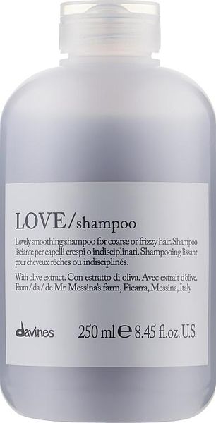 Шампунь для розгладження неслухняного та хвилястого волосся Davines Love Lovely Smoothing Shampoo 250мл. 1045 фото