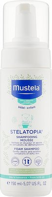 Пенка-шампунь для новорожденных Mustela Stelatopia Foam Shampoo 150 мл. 1161 фото