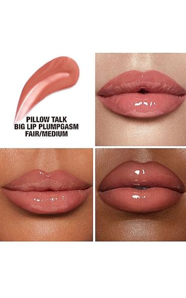 Блиск для об'єму губ Charlotte Tilbury Pillow Talk Big Lip Plumpgasm (Fair & Medium) 5.5мл. 1048 фото