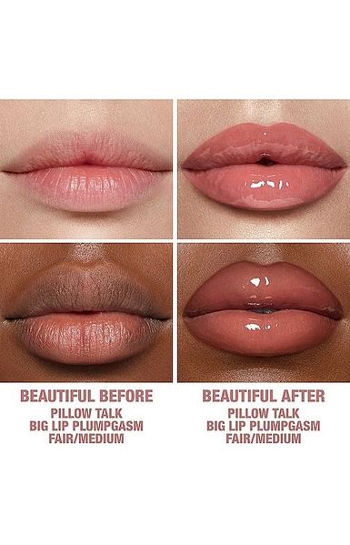 Блиск для об'єму губ Charlotte Tilbury Pillow Talk Big Lip Plumpgasm (Fair & Medium) 5.5мл. 1048 фото